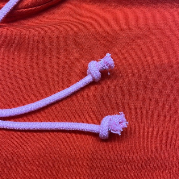 Lego x Target Hoodie Women’s Medium Color Block Red Pink Orange Sweatshirt - Picture 4 of 10